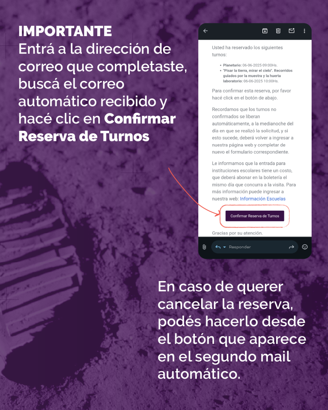 Información sobre visitas para instituciones educativas formales y no formales - 3