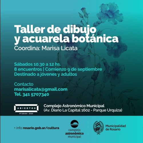 Taller de Dibujo y Acuarela Botánica