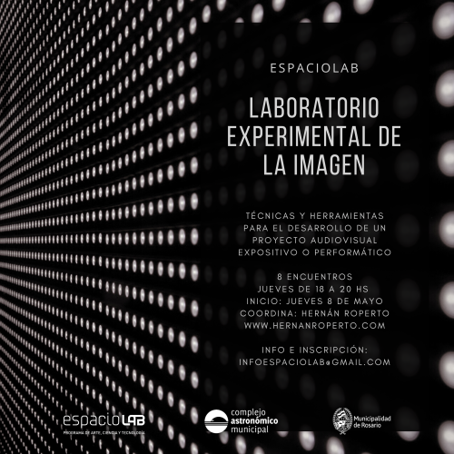 ¡Inscripción al Taller sobre Laboratorio Experimental de la Imagen!